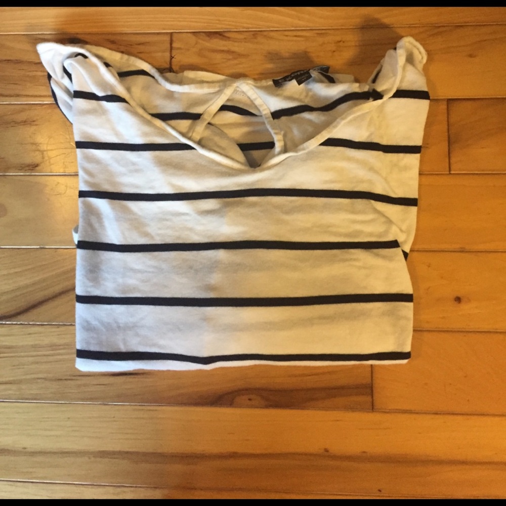 Striped dolman style top